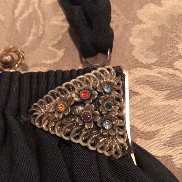 COPY - Vintage black evening purse. - Picture 4 of 7